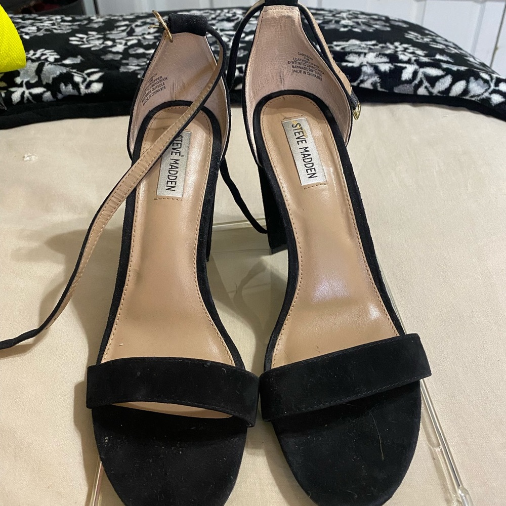 Steve Madden Black Heels